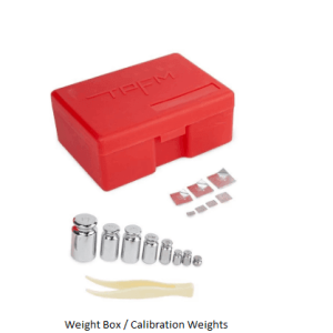 Weight Box, Calibration Weight Set (10 mg – 100 gm)