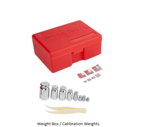 Weight Box, Calibration Weight Set (10 mg – 100 gm)