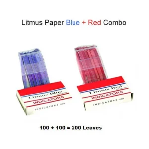 Litmus Papers Red+Blue India (200 Strips