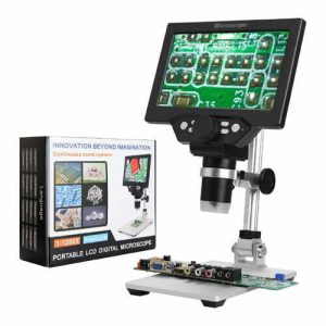 Portable Digital Microscope G1200 with 7 inch LCD Monitor 12MP and 1200X Zoom Biological Microscope