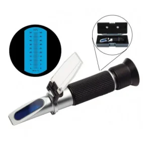 Refractometer (0-50%) for Methanol, Glass Resin