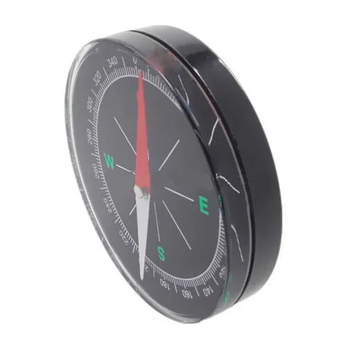 Smart Magnetic Compass 70 mm Large Size Black Color Travel Compass - Image 3