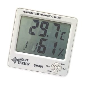 Smart Sensor Digital Humidity, Temperature and Clock Meter SM808