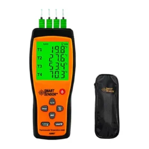 Digital Thermocouple 4 Channel Temperature Meter Smart SensorAS887