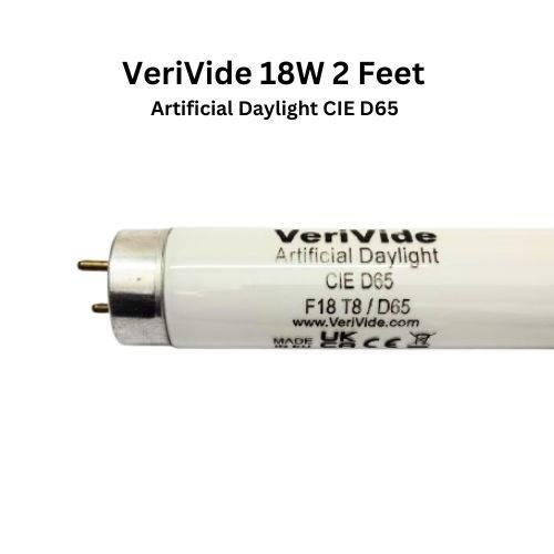 VeriVide 18W 2 Feet Artificial Daylight CIE D65 (F18 T8/D65)