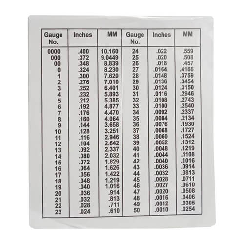 Wire Gauge Meter, SS Wire Thickness Gauges, Round Wire Gauge (1-36) - Image 3