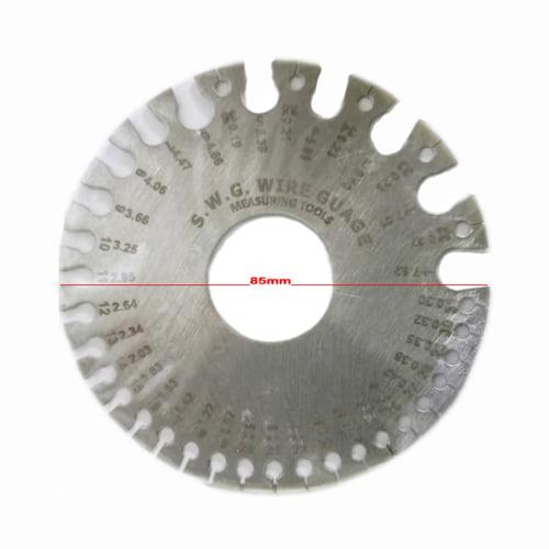 Wire Gauge Meter, SS Wire Thickness Gauges, Round Wire Gauge (1-36) - Image 2
