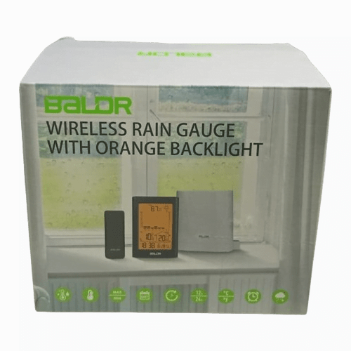 Wireless Rain Gauge with Orange Backlight - Image 2