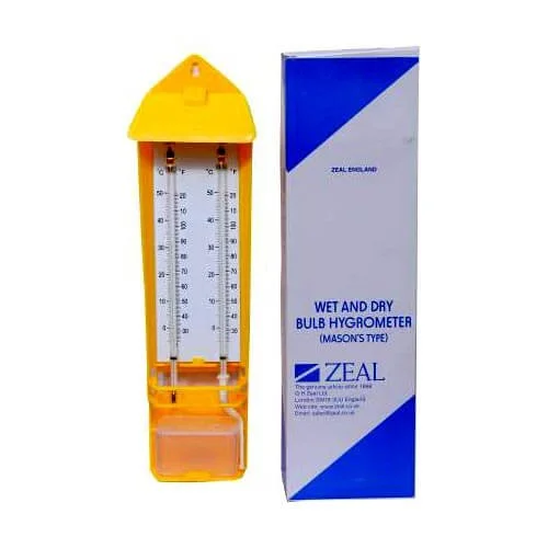 Zeal Wet and Dry Bulb Hygrometer – Mason’s Type - Image 2