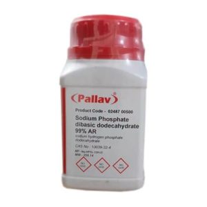 di-Sodium Hydrogen Phosphate Dodecahydrate, 500gm Pallav India